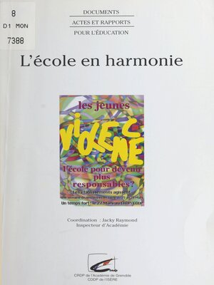 cover image of L'école en harmonie